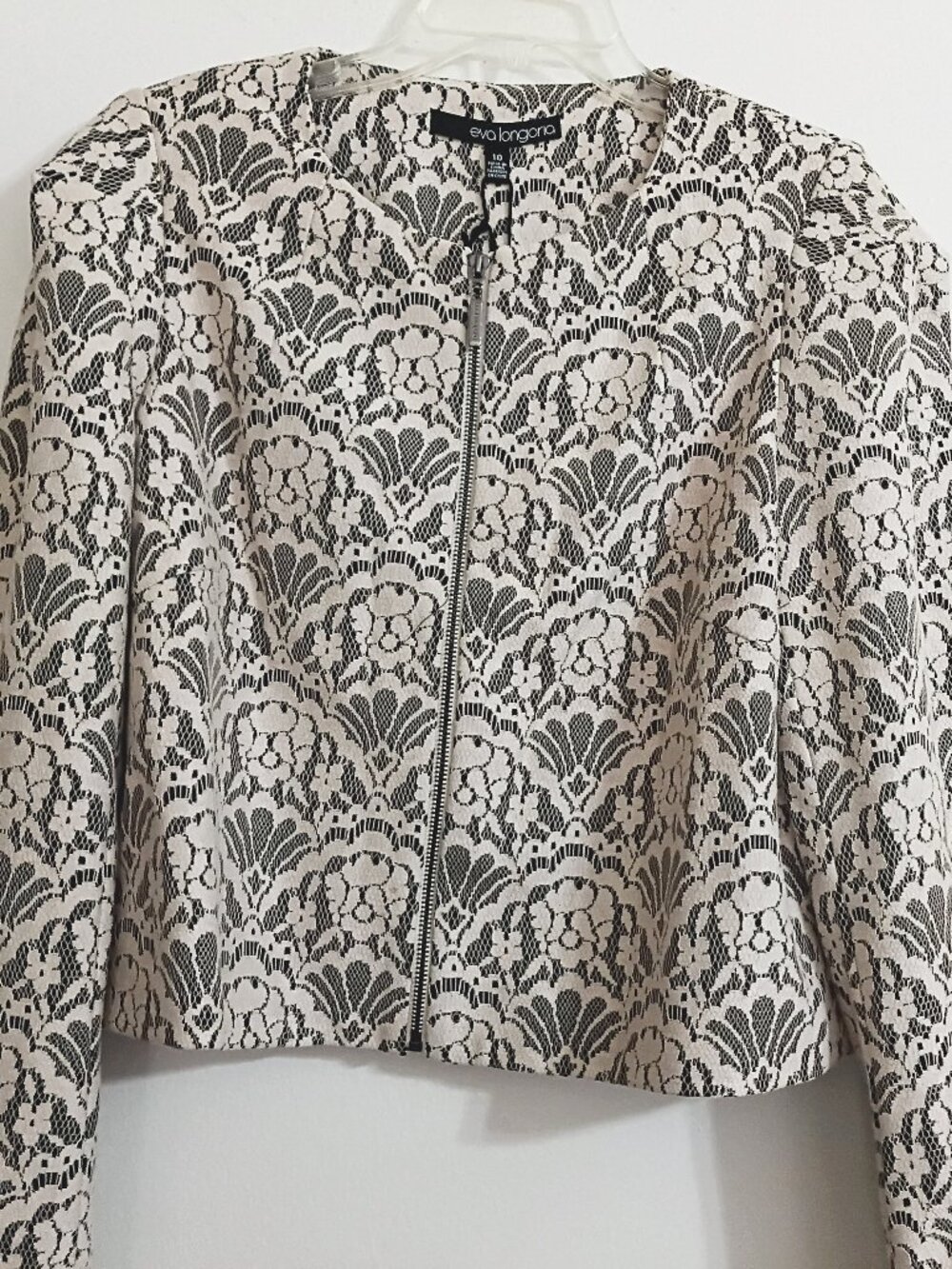 Zip up blazer